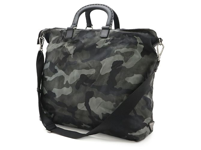 Prada Nylon Tote Bag Camouflage Mehrfarben - Ansicht 2