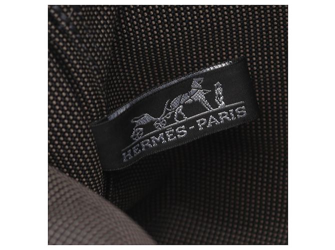 Hermès Zaino Hermes Aline Ad PM Nylon Canvas Grigio - vista 6