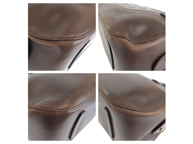 Bulgari Borsa 2WAY in pelle Bvlgari Leoni Marrone - vista 3