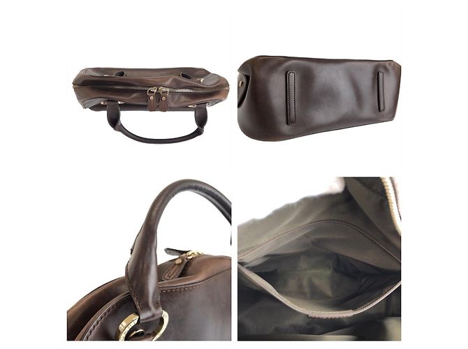 Bulgari Borsa 2WAY in pelle Bvlgari Leoni Marrone - vista 6