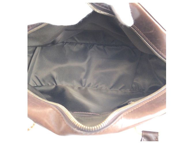 Bulgari Borsa 2WAY in pelle Bvlgari Leoni Marrone - vista 9