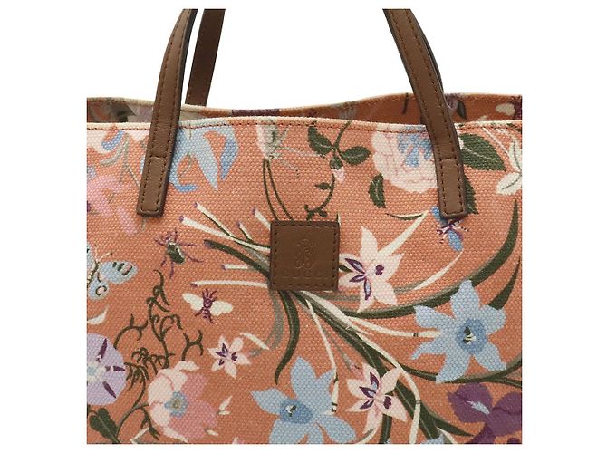 Borsa Tote in tela e pelle per bambini Gucci Multicolore - vista 7