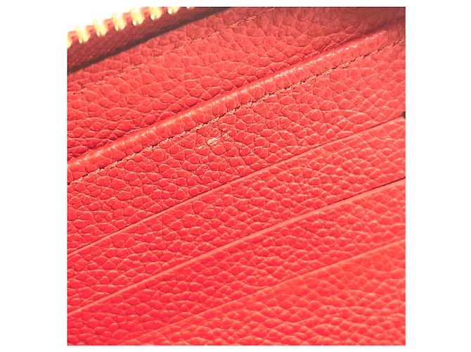 Portafoglio Zippy Louis Vuitton in pelle rossa Rosso - vista 10