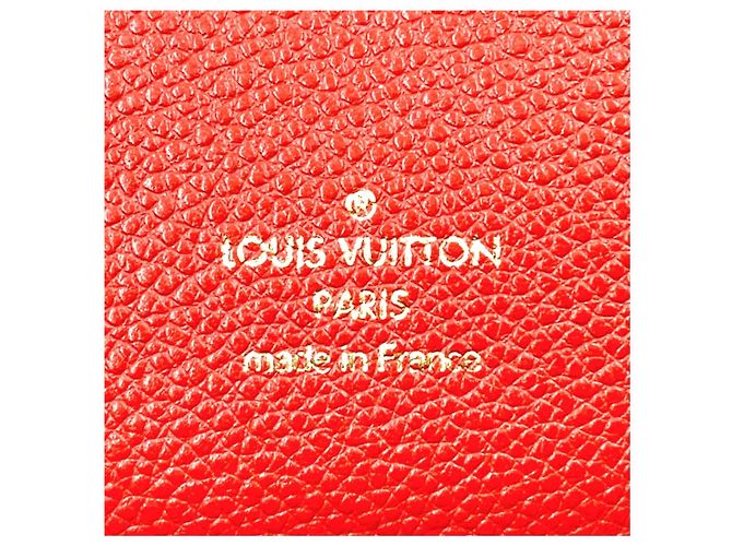 Portafoglio Zippy Louis Vuitton in pelle rossa Rosso - vista 4