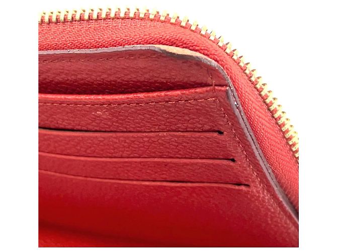 Portafoglio Zippy Louis Vuitton in pelle rossa Rosso - vista 8