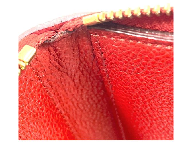 Portafoglio Zippy Louis Vuitton in pelle rossa Rosso - vista 9