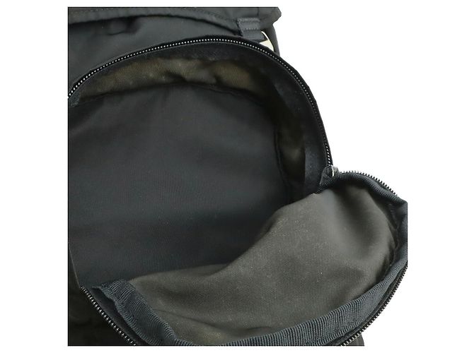 Mochila Prada Nylon Logo Triangle Negro - vista 9