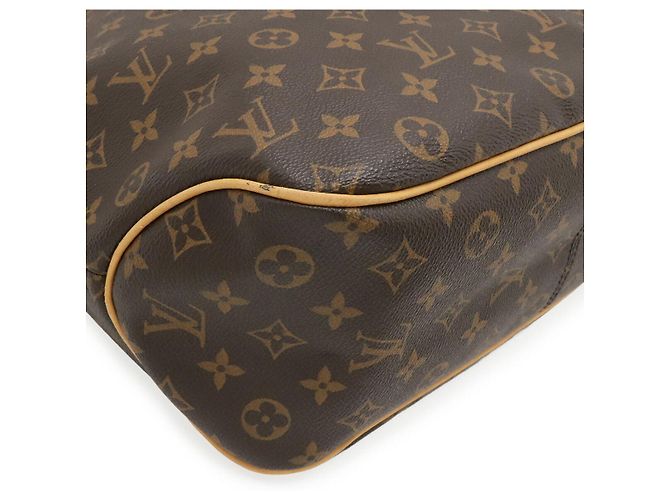Borsa a Spalla Louis Vuitton Monogram Delightful PM Marrone - vista 3