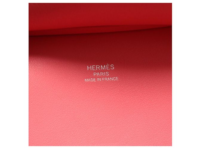 Hermès Borsa a tracolla in pelle Hermes Mini Jypsiere Rosa - vista 4