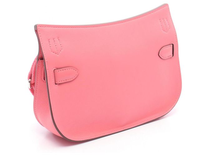 Hermès Borsa a tracolla in pelle Hermes Mini Jypsiere Rosa - vista 5