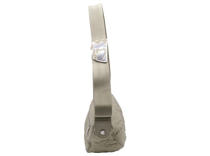 Borsa a tracolla Burberry Medium Shield in pelle verde - vista 4