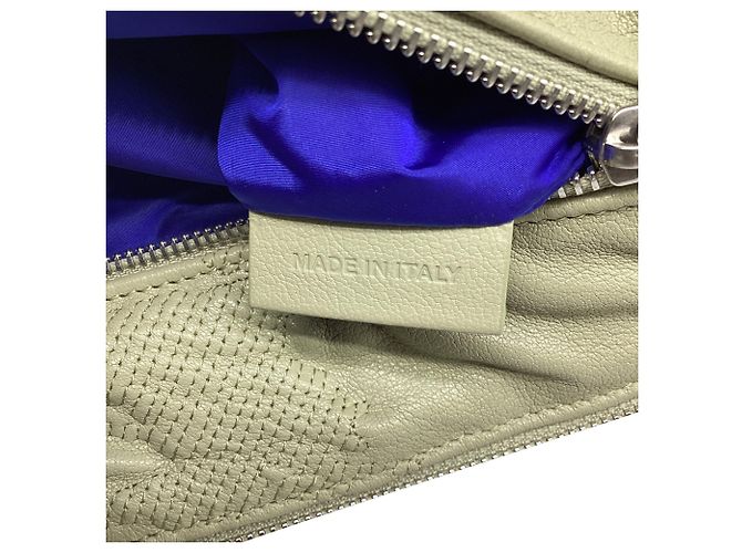 Borsa a tracolla Burberry Medium Shield in pelle verde - vista 8