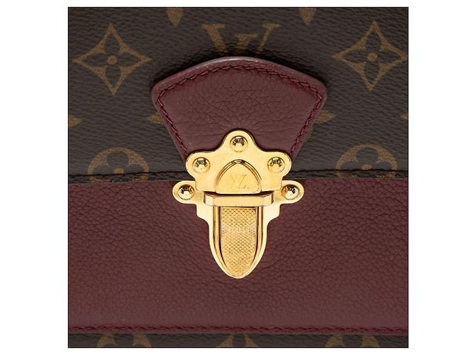 Borsa Victoire Chain in tela Monogram Louis Vuitton Marrone - vista 10