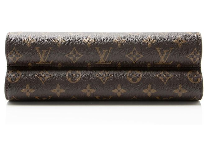 Borsa Victoire Chain in tela Monogram Louis Vuitton Marrone - vista 4