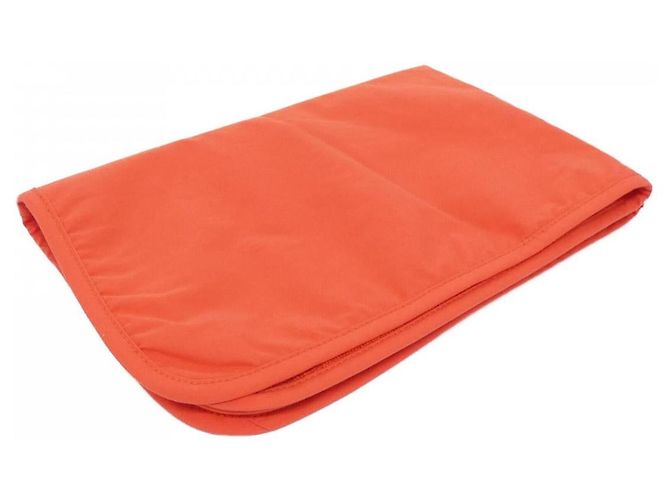 Hermès Borsa Petit Chartier in tela Hermes Rosso - vista 9