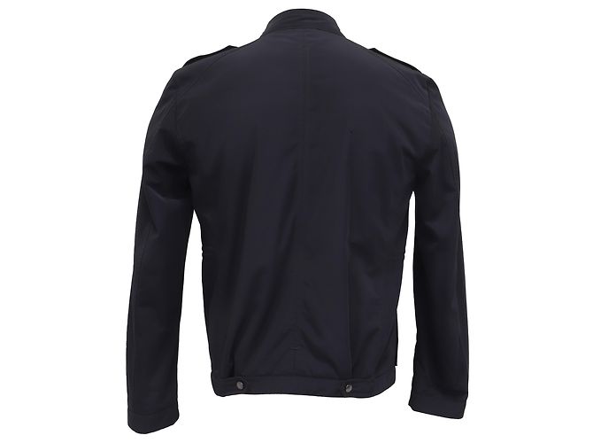 Boss Hugo Boss Jacke aus Navy Blue Polyester Blau Marineblau - Ansicht 4