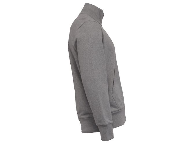 Chaqueta Sweat Track en algodón gris Moncler - vista 3