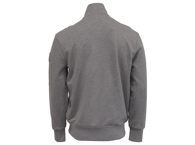 Chaqueta Sweat Track en algodón gris Moncler - vista 4