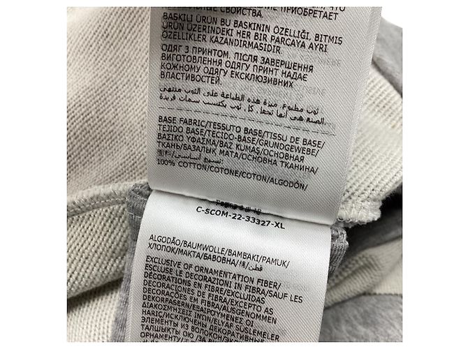 Chaqueta Sweat Track en algodón gris Moncler - vista 5