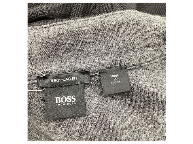 Hugo Boss Felpa Boss Shepherd con zip frontale in cotone nero - vista 6