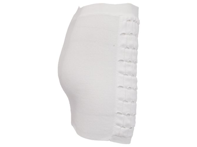 Mini gonna Iro in cotone bianco - vista 2