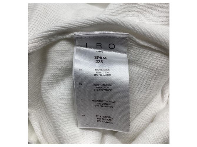 Mini gonna Iro in cotone bianco - vista 5