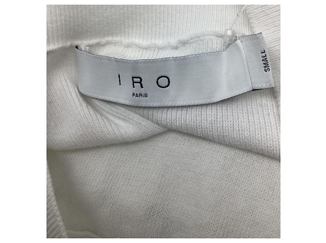 Mini gonna Iro in cotone bianco - vista 6