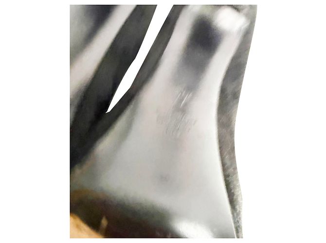 Décolleté con plateau a punta tonda in scamosciato nero Giuseppe Zanotti - vista 8