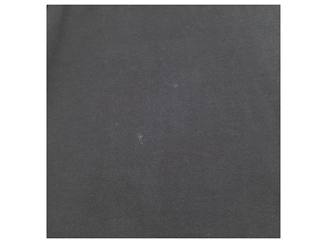 Polo in piqué di cotone con patch logo Moncler, blu navy - vista 7