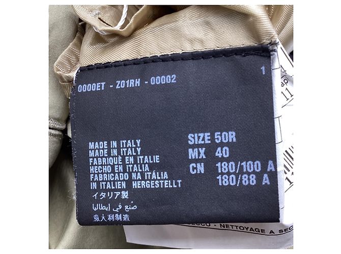 Giacca monopetto Prada in cotone beige - vista 5