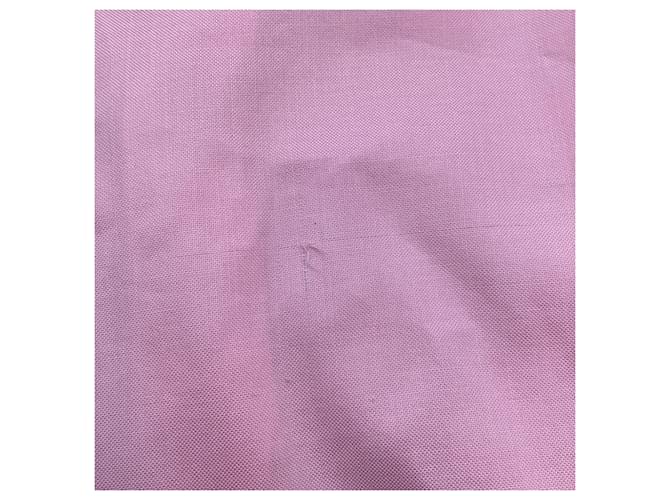 Camicia con bottoni Prada in cotone rosa - vista 5