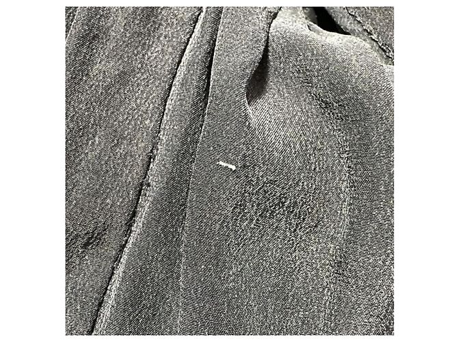 Zimmermann V-Ausschnitt Maxi-Kleid aus grauer Viskose mit Raffungen - Ansicht 6