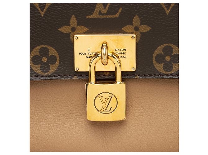 Messenger Marignan in tela Monogram Louis Vuitton Marrone Beige - vista 9