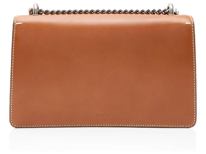 Borsa a Spalla Dionysus Medium in Pelle Gucci Marrone - vista 3