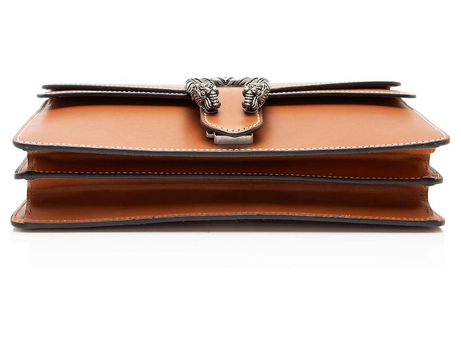 Borsa a Spalla Dionysus Medium in Pelle Gucci Marrone - vista 4