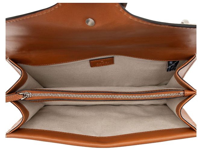 Borsa a Spalla Dionysus Medium in Pelle Gucci Marrone - vista 7