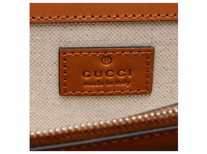 Borsa a Spalla Dionysus Medium in Pelle Gucci Marrone - vista 8
