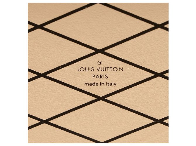 Borsa Palm Petite Malle in Tela Monogram Louis Vuitton Marrone - vista 8
