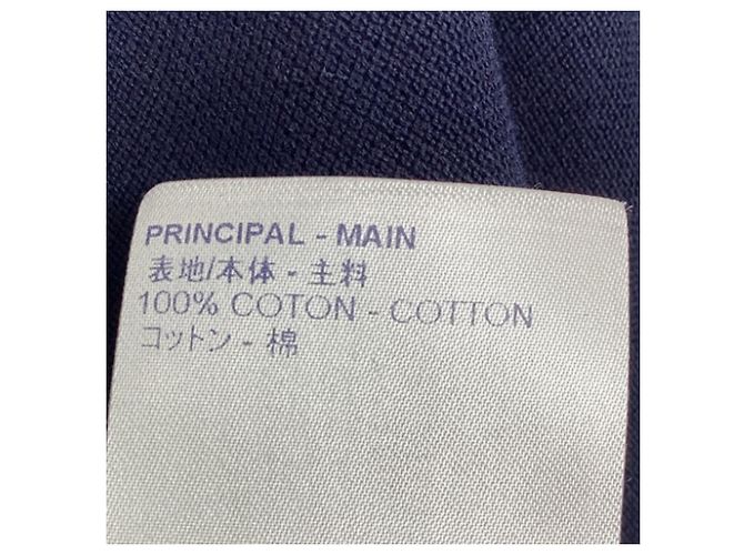 Polo a maniche corte Louis Vuitton in cotone nero - vista 4