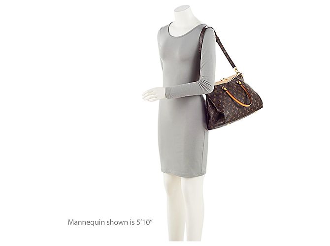 Borsa Pallas in Canvas Monogram Louis Vuitton Marrone Beige - vista 5
