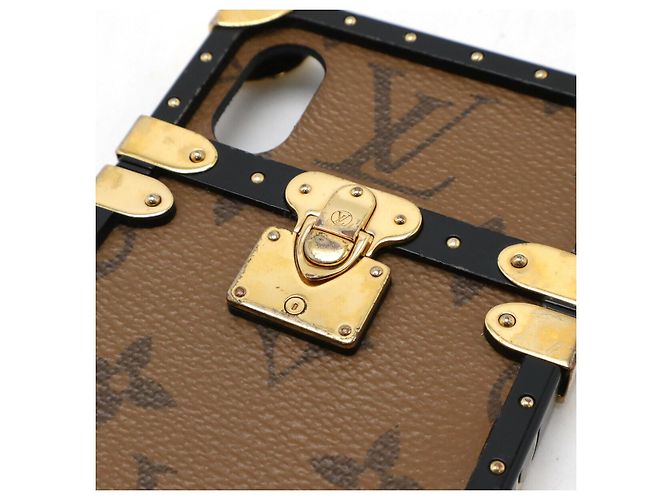 Louis Vuitton Eye Trunk Monogram Handyhülle Braun - Ansicht 4