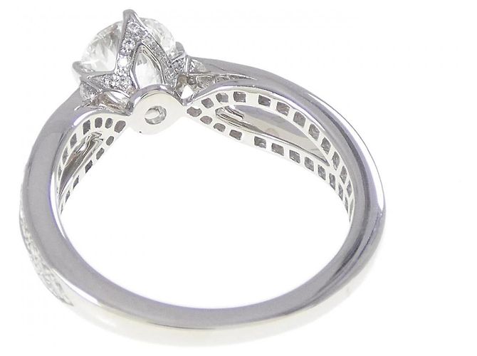 Boucheron PONT DE PARIS Platinring Größe 5 Silber - Ansicht 3