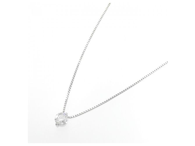 Autre Marque Collana di Diamanti Pt900 Pt850 Argento - vista 2