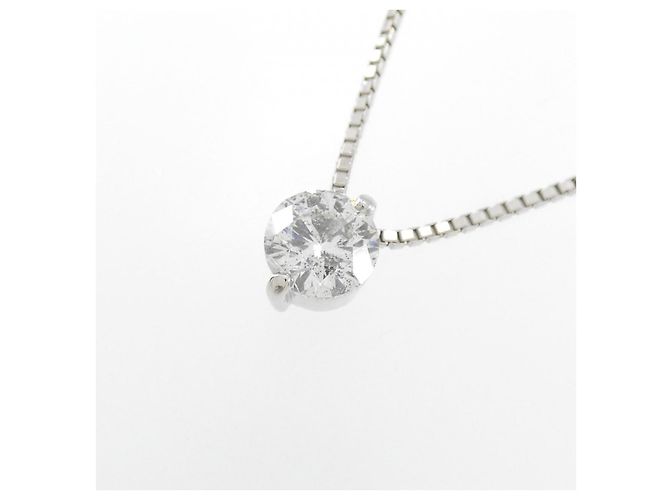 Autre Marque Collana di Diamanti Pt900 Pt850 Argento - vista 3