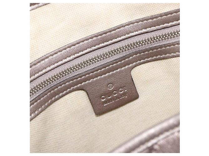 Tote Twins Guccissima in pelle Large Rosa - vista 6