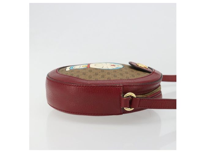 Gucci Doraemon Round Printed Mini GG Coated Canvas Beige - vista 3
