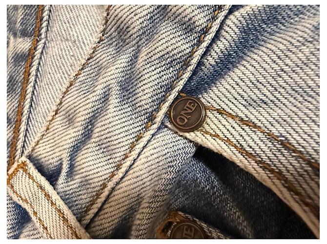 Autre Marque Vaqueros ONE x ONE TEASPOON Light Wash Distressed Azul claro - vista 4