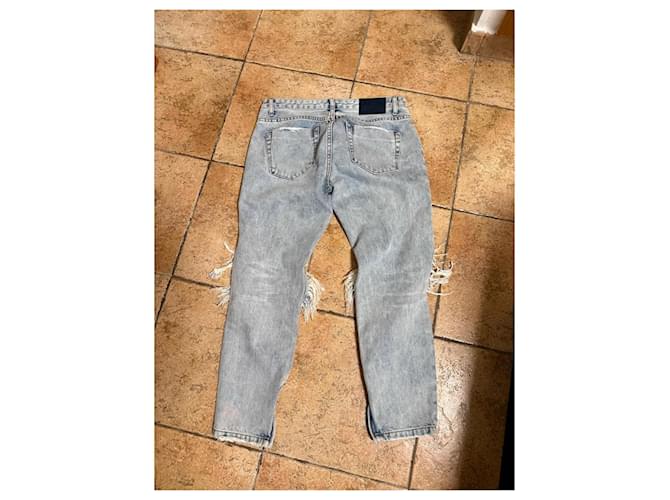 Autre Marque Vaqueros ONE x ONE TEASPOON Light Wash Distressed Azul claro - vista 5