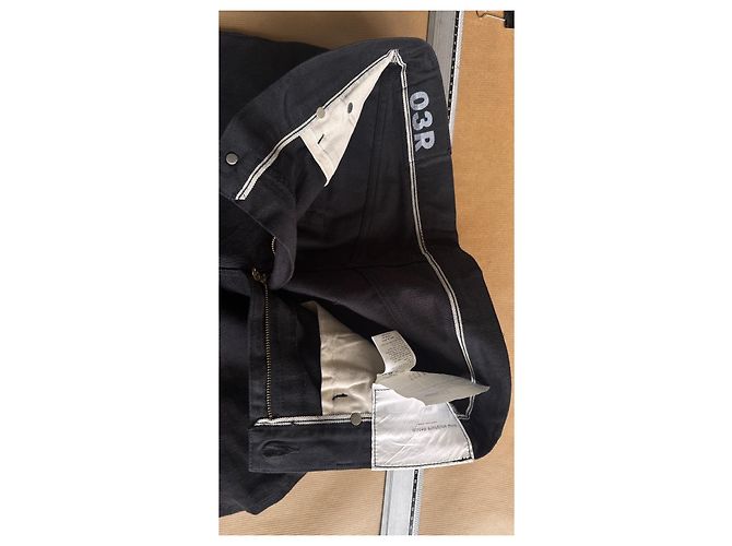 Jeans in denim Visvim Social Sculpture 03R CMYK Nero W34 L32 - vista 13