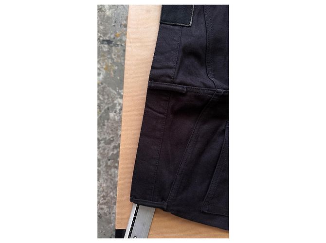 Jeans in denim Visvim Social Sculpture 03R CMYK Nero W34 L32 - vista 17
